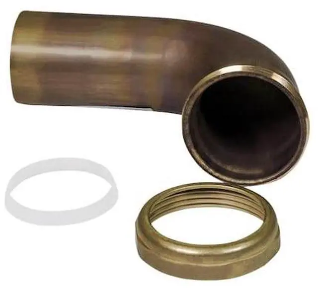 Alt view image 2 of 4 - EVERFLOW 2196 Slip Joint Waste Bend for Tubular Drain Applications, 22GA Brass