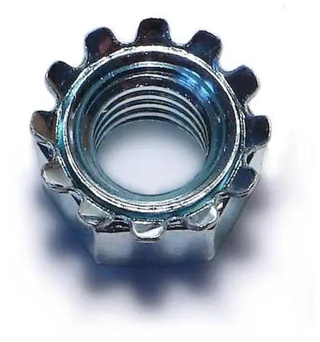 Main image of MIDWEST FASTENER 03822 External Tooth Lock Washer Lock Nut, 3/8"-16, Steel,