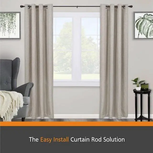 Alt view image 2 of 7 - KENNEY MFG KN80802NP Kenney Birkin 3/4" Fast Fit Easy Install Decorative Window