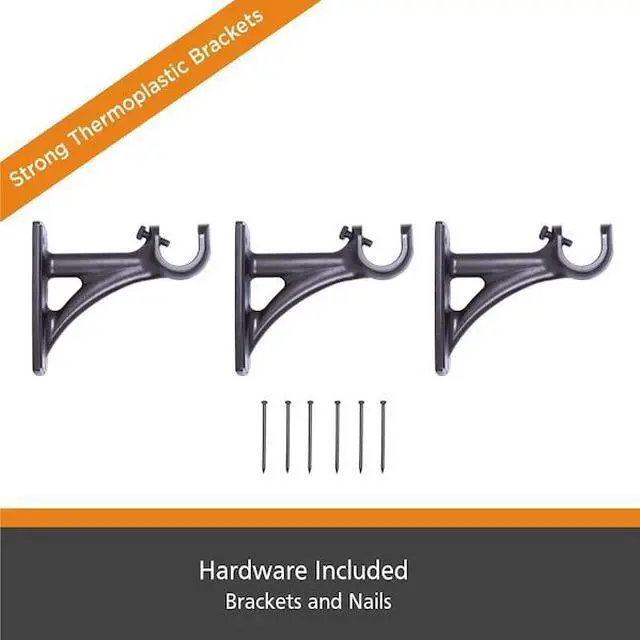 Alt view image 6 of 7 - KENNEY MFG KN80802NP Kenney Birkin 3/4" Fast Fit Easy Install Decorative Window
