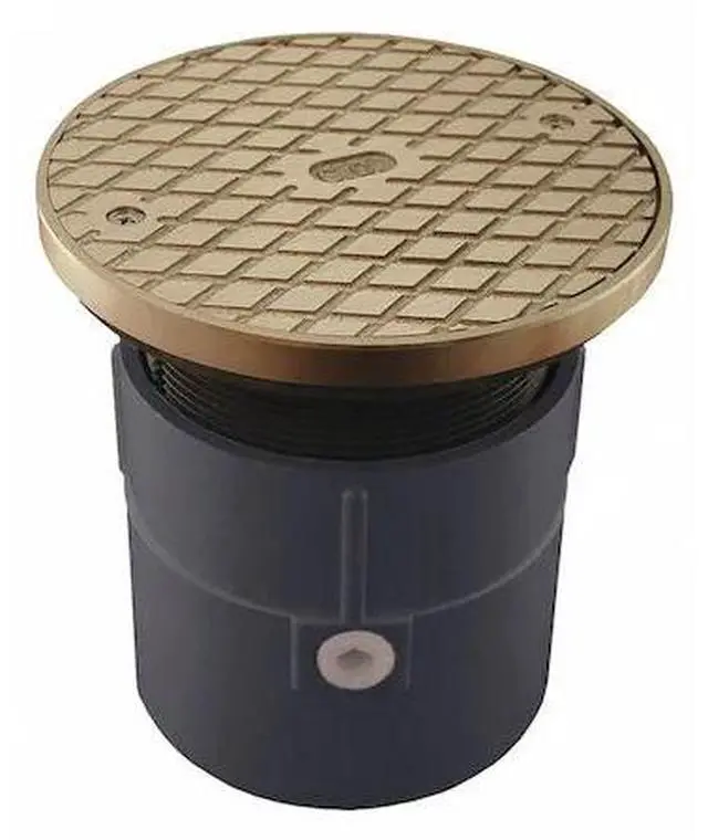 Main image of JONES STEPHENS C60073 Pipe Fit Base Cleanout,PVC,4",6-1/8"