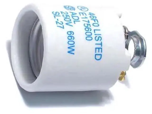 Main image of MIDWEST FASTENER 77841 Medium Base Porcelain Sockets 3PK