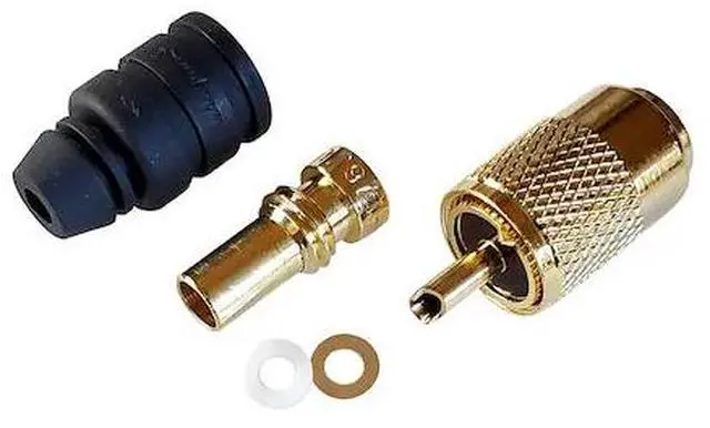 Alt view image 3 of 5 - SHAKESPEARE PL259 GOLD PLATED CONNECTOR F/RG58