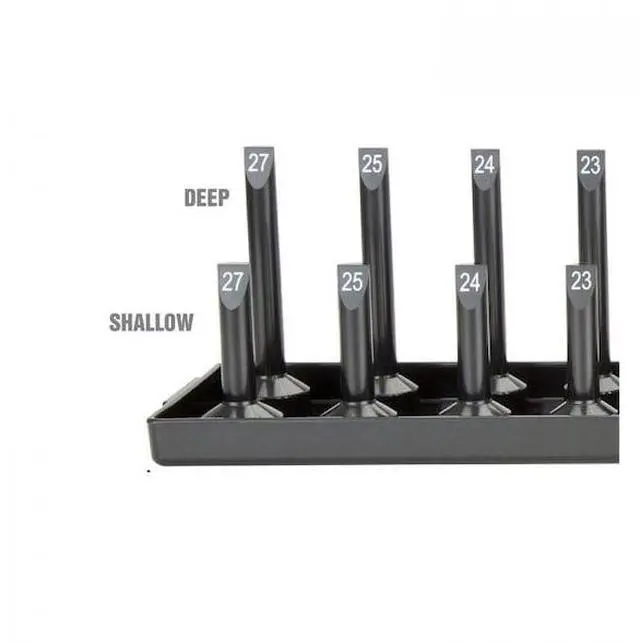 Alt view image 4 of 7 - OEMTOOLS 22211 3 Piece Socket Tray Metric
