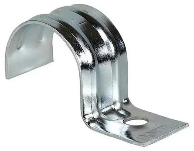 Main image of DOTTIE TW100 One Hole Strap, Conduit; EMT Use, 1 in, Steel, Zinc Plated