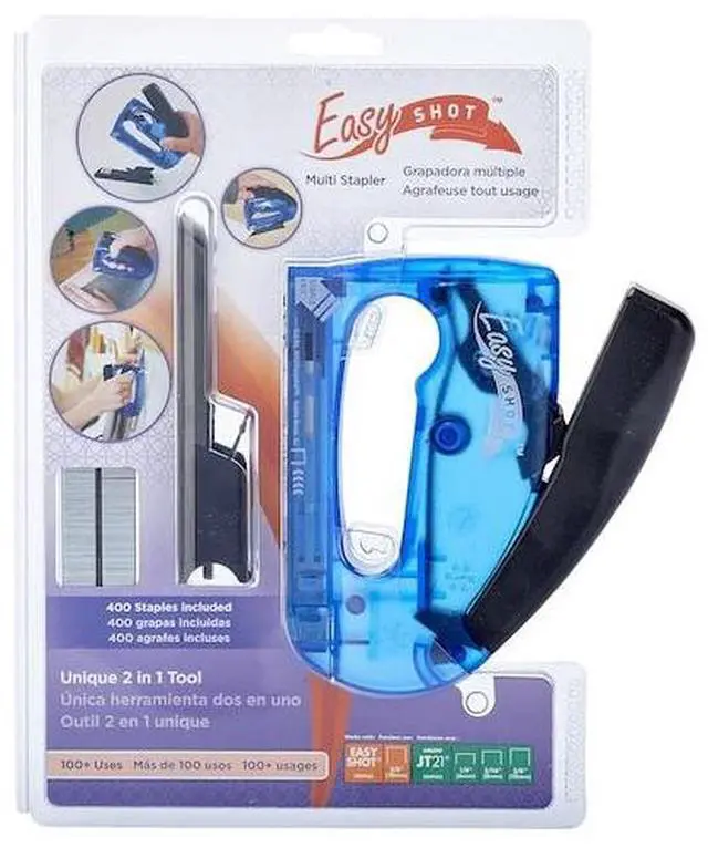 Alt view image 8 of 8 - Arrow 5650DTB-6 Easyshot Multi Stapler, Blue