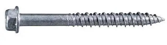 Main image of TORQUEMASTER 54557 Masonry Screw, 1/4" Dia., Hex, 2 1/4 in L, Stainless Steel