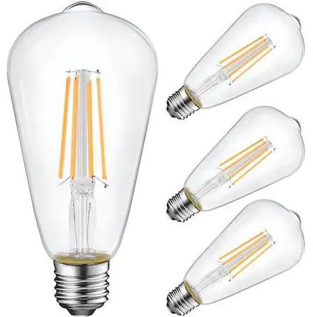 Main image of ENERGETIC LIGHTING YGA16A01-950 60 Watt Equivalent, ST19 LED Filament, CRI 95,