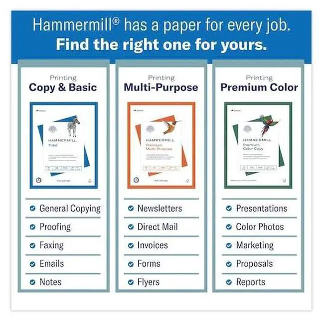 Alt view image 5 of 8 - Hammermill Great White Recycled Copy Paper 92 Brightness 20lb 8-1/2 x 11 5000