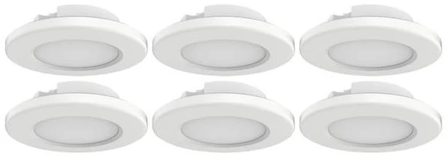 Alt view image 3 of 7 - NUVO 62/1590 4 Inch, LED Surface Mount Fixture, 5000K, White, PK 6
