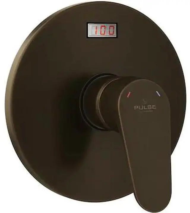 Alt view image 6 of 12 - PULSE ShowerSpas LED Tru-Temp Pressure Balance 1/2" Rough-In Valve with Oil-Rubbed Bronze Trim Kit