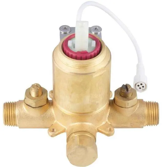 Alt view image 8 of 12 - PULSE ShowerSpas LED Tru-Temp Pressure Balance 1/2" Rough-In Valve with Oil-Rubbed Bronze Trim Kit