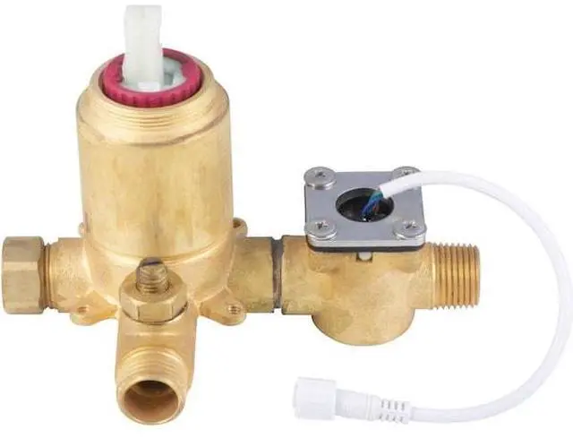 Alt view image 9 of 12 - PULSE ShowerSpas LED Tru-Temp Pressure Balance 1/2" Rough-In Valve with Oil-Rubbed Bronze Trim Kit