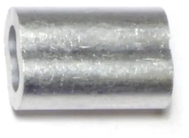 Main image of MIDWEST FASTENER 54891 3/16" Aluminum Cable Ferrules 50PK