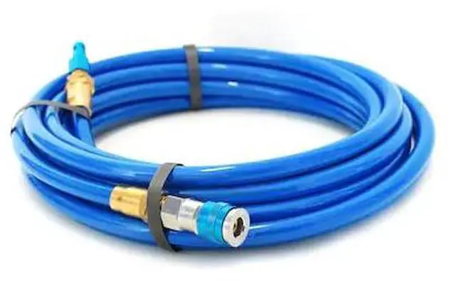 Main image of STEELMAN 50049-WMQ-IND 25-Foot Straight Air Hose with Reusable Quick Disconnect
