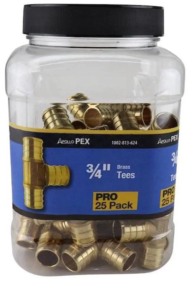 Alt view image 5 of 8 - Apollo APXT3425JR 0.75 in. Pex Tee - Pack of 25