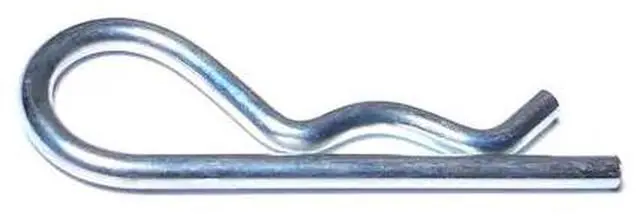 Main image of MIDWEST FASTENER 50276 1/4" x 4-3/8" Zinc Plated Steel Hitch Pin Clips 25PK