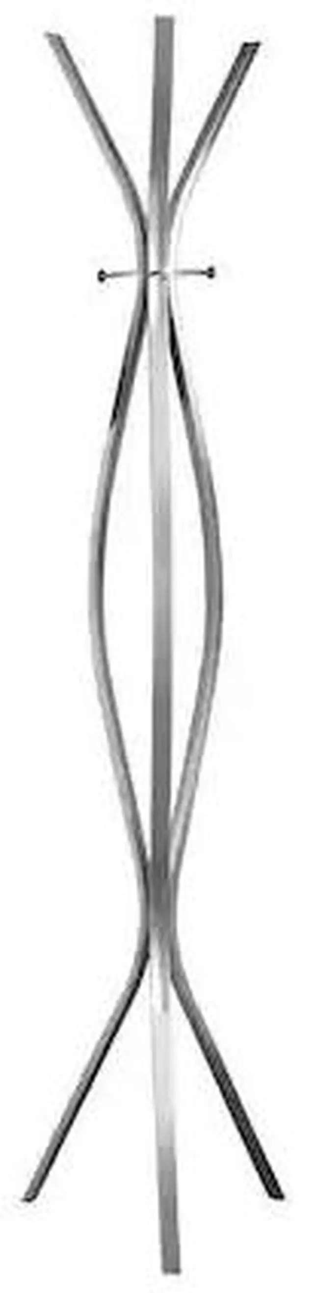 Alt view image 7 of 11 - Monarch Specialties I 2015 Silver Metal Contemporary 72 in. Coat Rack