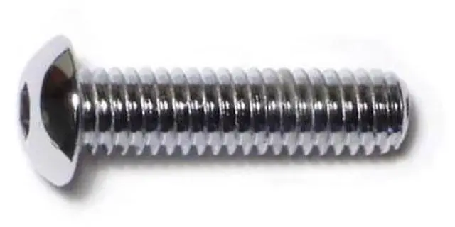 Main image of MIDWEST FASTENER 75226 5/16"-18 Socket Head Cap Screw, Button, Chrome Plated