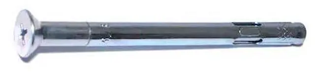 Main image of RED HEAD 50362 Sleeve Anchor, 3/8" Dia., 5" L, Steel Zinc Plated, 25 PK