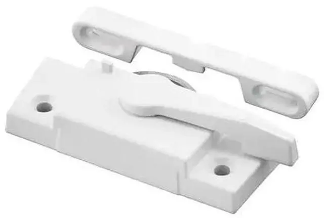 Main image of PRIME-LINE F 2625 Diecast, White, Window Sash Lock, Left Hand