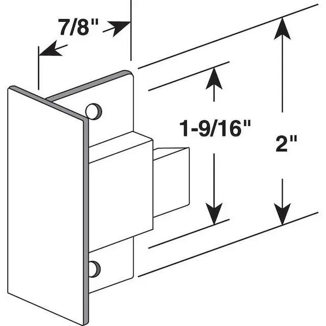 Alt view image 4 of 4 - PRIME-LINE F 2611 Sliding Window Latch and Pull, Diecast (Single Pack)