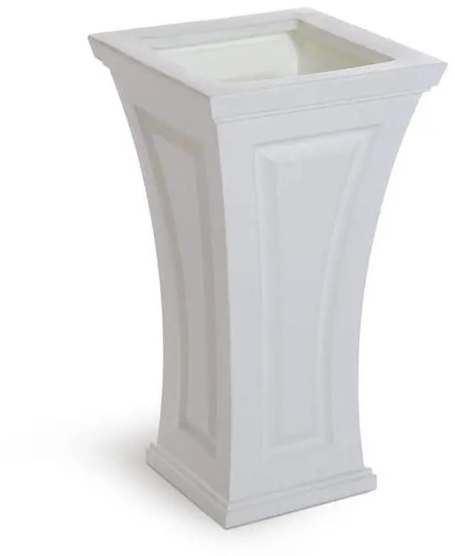 Alt view image 3 of 4 - MAYNE 4834-W Cambridge Tall Planter - White