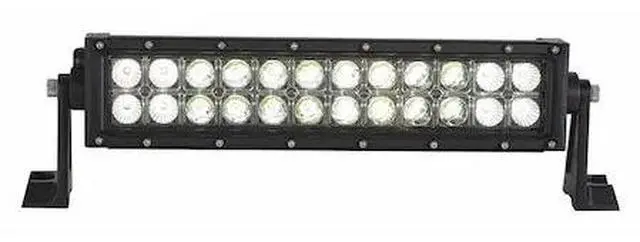 Alt view image 2 of 5 - buyers products 14 inch 6480 lumen led combination spot-flood light bar, black (1492161)