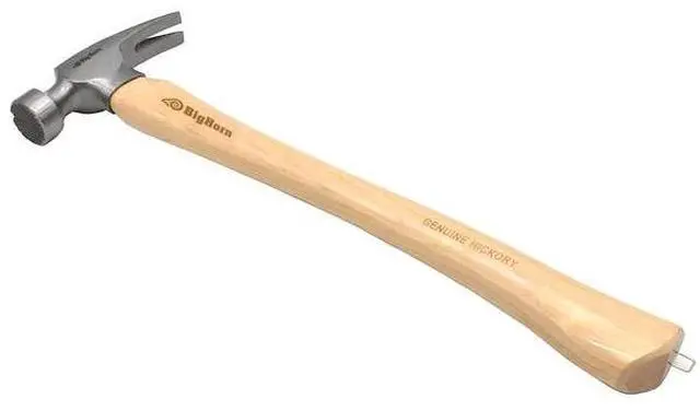 Alt view image 2 of 7 - BIG HORN 15101 21 Oz Curved Handle Framing Hammer (BJ21FM)