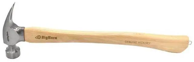Alt view image 5 of 7 - BIG HORN 15101 21 Oz Curved Handle Framing Hammer (BJ21FM)