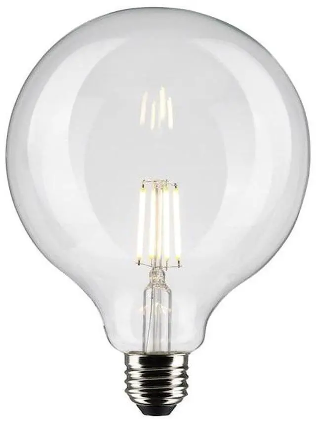 Alt view image 2 of 3 - SATCO S21252 6 Watt G40 LED Lamp, Clear, Medium Base, 90 CRI, 2700K, 120 Volts