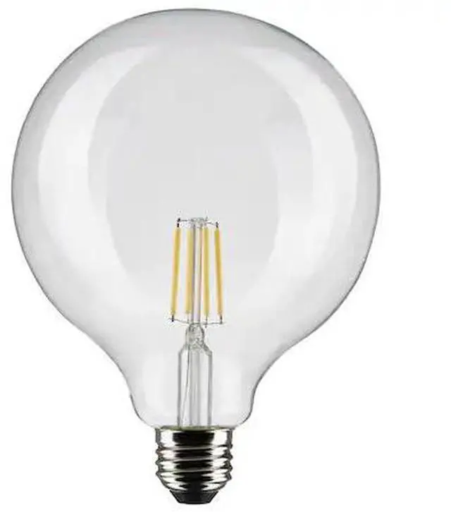 Main image of SATCO S21252 6 Watt G40 LED Lamp, Clear, Medium Base, 90 CRI, 2700K, 120 Volts
