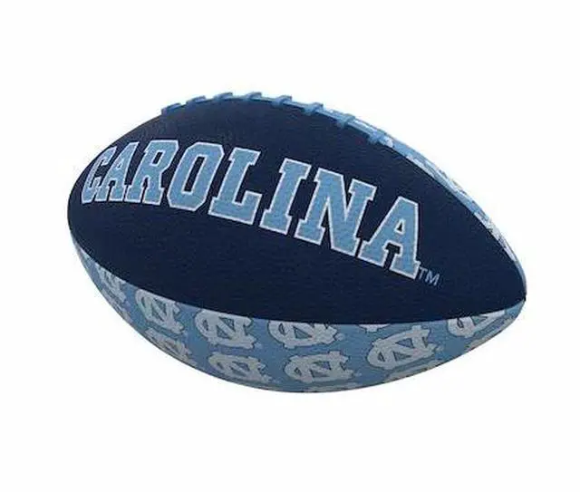 Main image of LOGO BRANDS 185-93MR-3 North Carolina Repeating Mini-Size Rubber Football