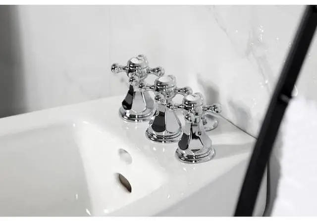 Alt view image 5 of 6 - KINGSTON BRASS KB321BX ThreeHandle Bidet Faucet, Polished Chrome