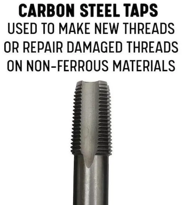 Alt view image 4 of 7 - DRILL AMERICA POUPLUM12 13 Piece Plumber's Drill Bit, NPT Pipe Tap and Fluid Kit