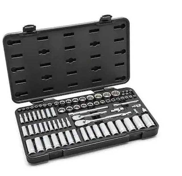 Main image of APEX TOOL GROUP 80948 76Pc 1/4 3/8 Dr. 12 Pt. Sae/Metric Std/Deep