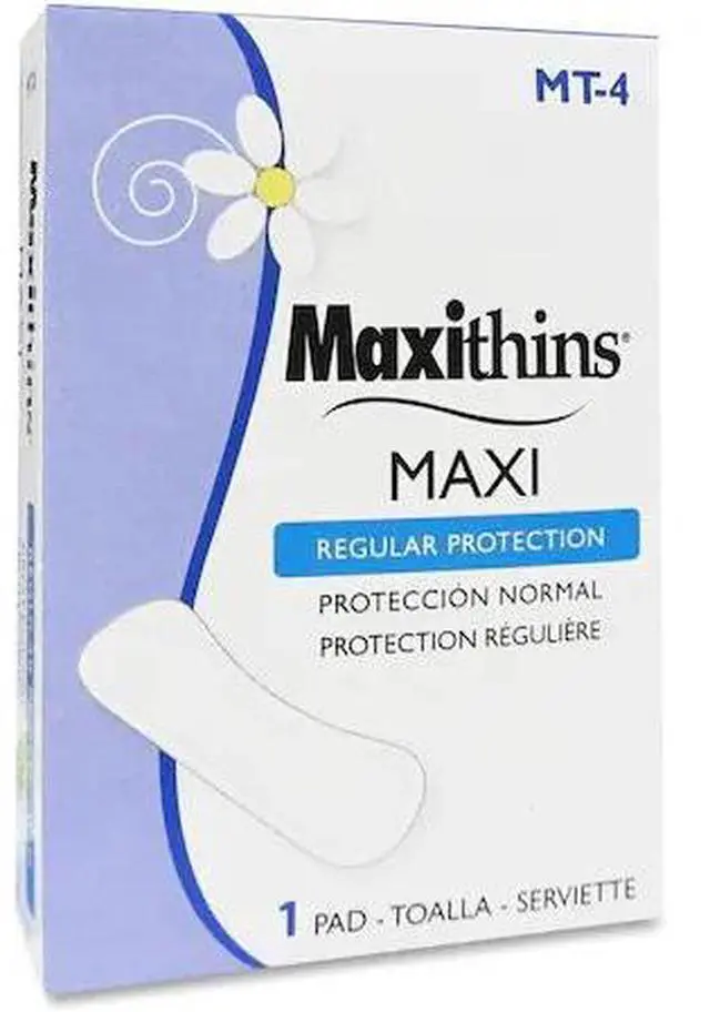 Alt view image 5 of 6 - Hospeco Maxithins Thin Full Protection Pads 250 Individually Boxed Napkins