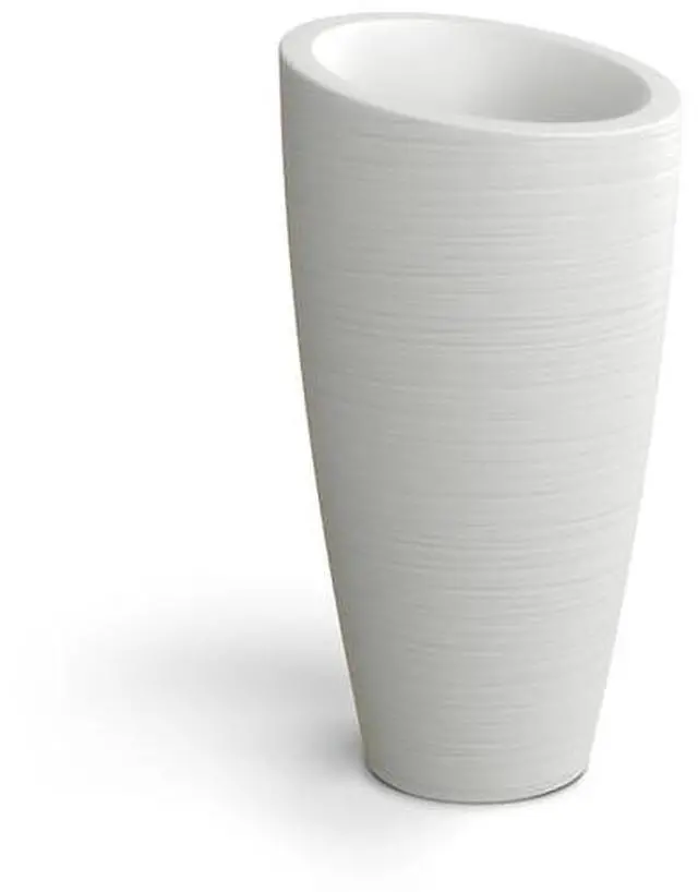 Alt view image 2 of 7 - MAYNE 8880-W Modesto 32" Tall Planter - White