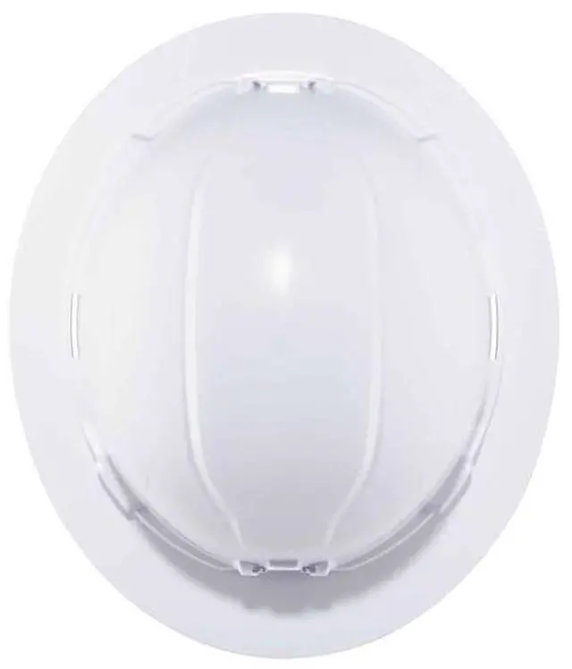 Alt view image 3 of 7 - ERGODYNE 8971 White Class E Hard Hat Full Brim with Ra