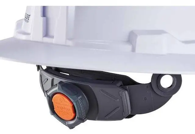 Alt view image 7 of 7 - ERGODYNE 8971 White Class E Hard Hat Full Brim with Ra
