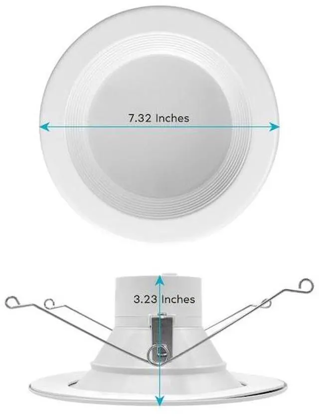 Alt view image 3 of 7 - LUXRITE LR23795-16PK 5/6 Inch LED Recessed Can Lights 5 CCT 2700K-5000K 14W
