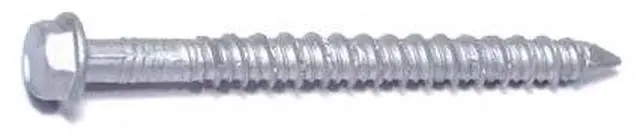 Main image of RED HEAD 50780 Tapcon Concrete Screw, 1/4" Dia., Hex, 2-3/4" L, 410 Stainless