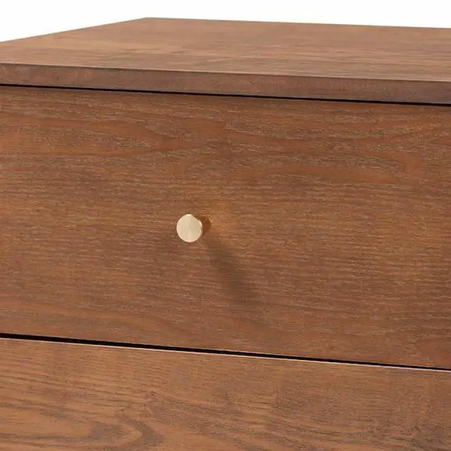 Alt view image 6 of 14 - BAXTON STUDIO 193-11301-ZORO Landis Mid-Century Ash Walnut Finished Wood