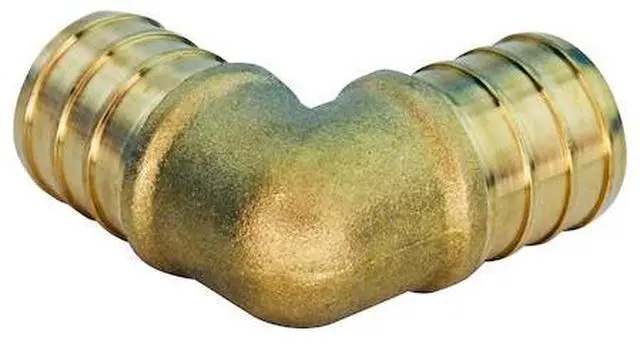 Main image of APOLLO APXE3425JR 3/4 in. Brass PEX Barb 90 Elbow Jar (25-Pack), 25PK