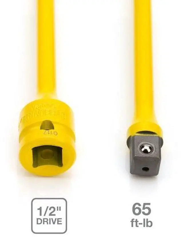 Alt view image 5 of 5 - STEELMAN 50092A 1/2" Drive Yellow 65 ft-lb Torque Extension