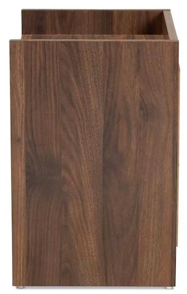 Alt view image 4 of 7 - BAXTON STUDIO 174-11212-Zoro Hale Modern and Contemporary Walnut Brown Finished