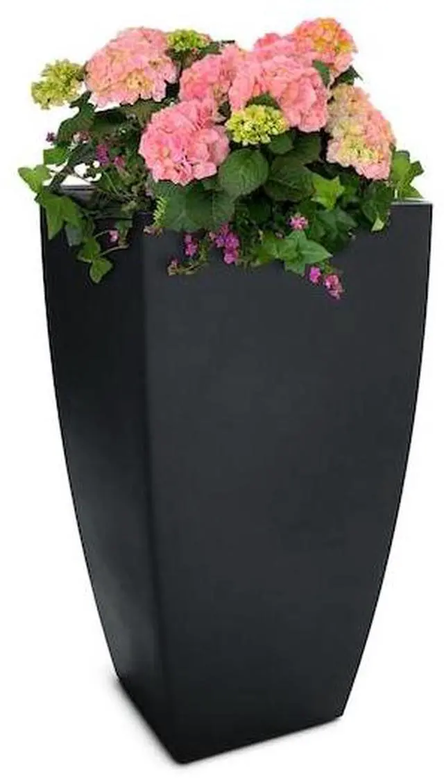Alt view image 3 of 4 - MAYNE 8888-B Kobi 38" Tall Planter - Black
