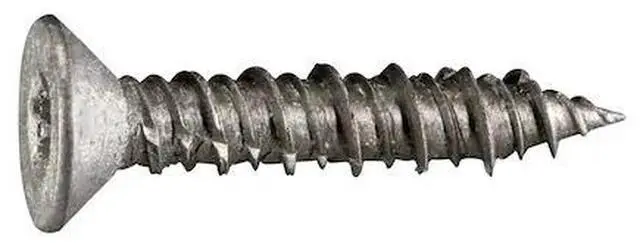 Main image of TORQUEMASTER 54549 Masonry Screw, 1/4" Dia., Flat, 1 1/4 in L, Stainless Steel