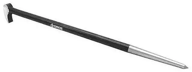 Main image of GROZ 33152 Roll Head Pry Bar,16"x9/16",Chrome