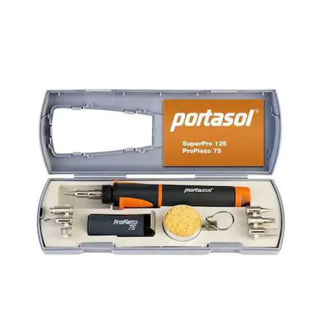 Alt view image 6 of 6 - Portasol PP-1K Cordless Self Igniting Soldering and Heat Tool Kit